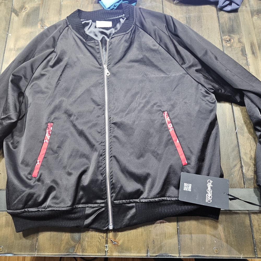 Stylish Black Bomber Jacket